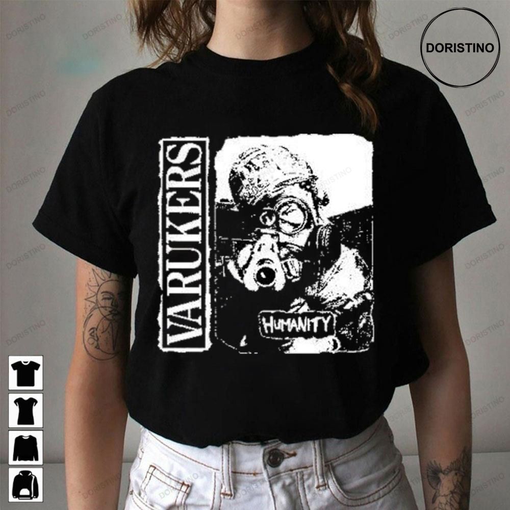 The Varukers Humanity Awesome Shirts